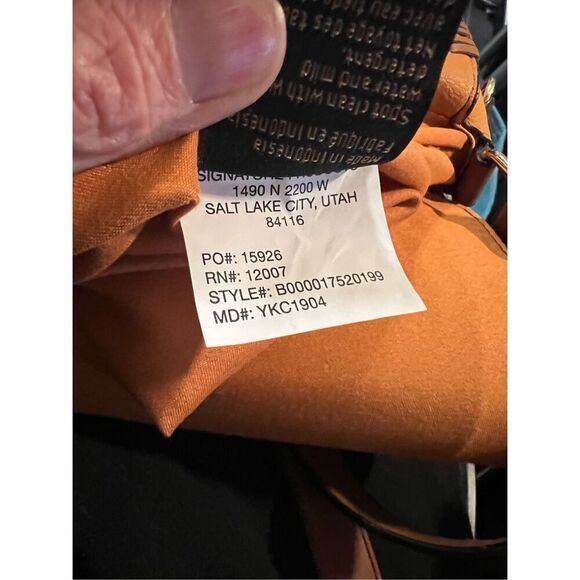 NWT Browning Locking Honey Brown Faux Leather Oakley Concealed Carry Cross body - Picture 14 of 15